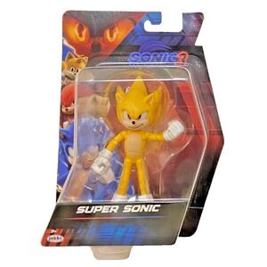 SUPER SONIC Sonic the Hedgehog‎ 3 Movie Jakks Pacific 5" Figure